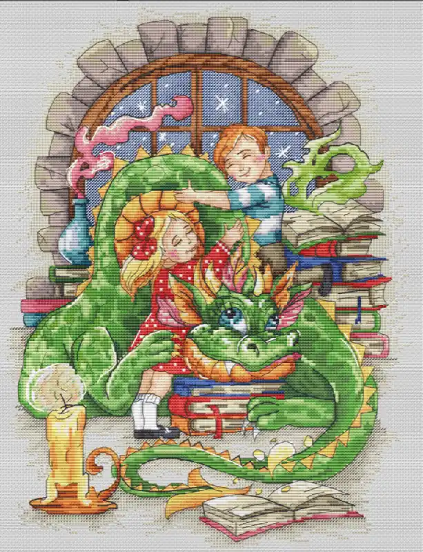 Dreams of Tame Dragon - PDF Cross Stitch Pattern Hot Picks