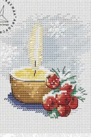 Christmas Candle - PDF Cross Stitch Pattern Top Pick