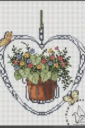 Original Flower Bouquet - PDF Cross Stitch Pattern