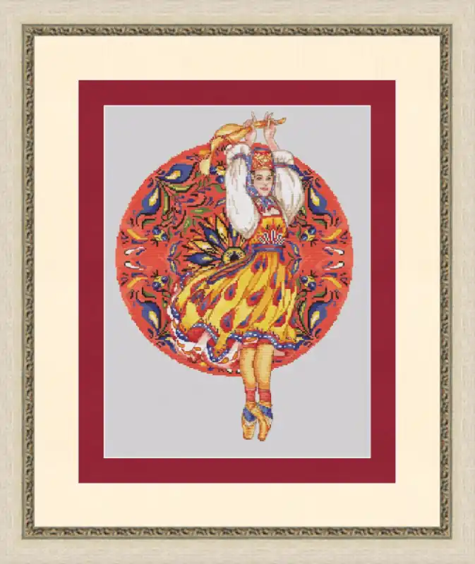Obvinskaya. Dancing - PDF Cross Stitch Pattern Latest