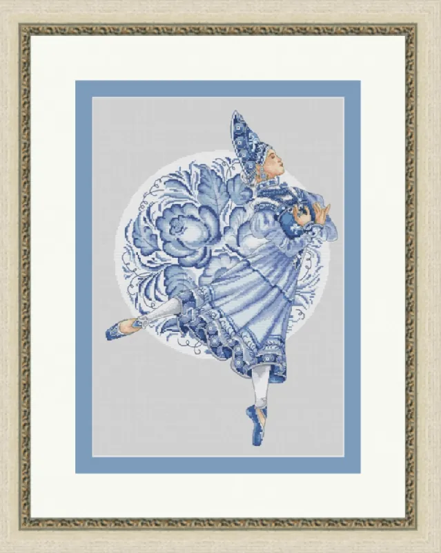 Gzel Embroidery. Dancing - PDF Cross Stitch Pattern Wholesale