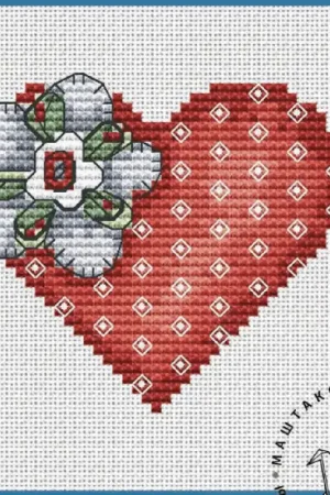 Vintage Heart - PDF Cross Stitch Pattern Don’t Miss Out