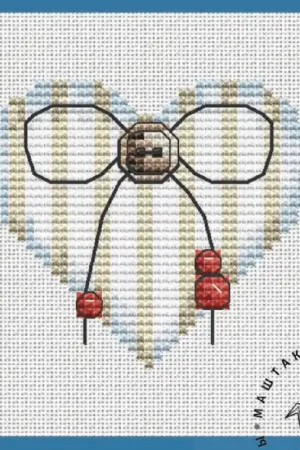 Premium Heart Shabby Chic - PDF Cross Stitch Pattern