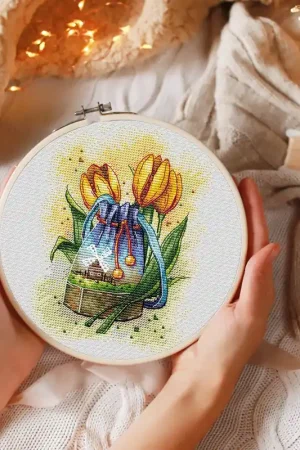 Instant Buy Tulip Afternoon- PDF Cross Stitch Pattern