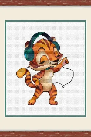 Leo. Little Tiger - PDF Cross Stitch Pattern Crafted
