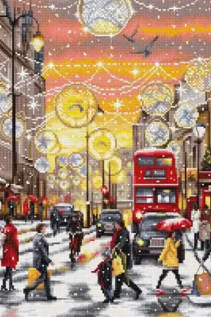 Buy Online Christmas Shopping BU5007L Counted Cross-Stitch Kit