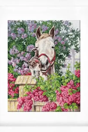 Trending Gentle Affection B7012L Counted Cross-Stitch Kit