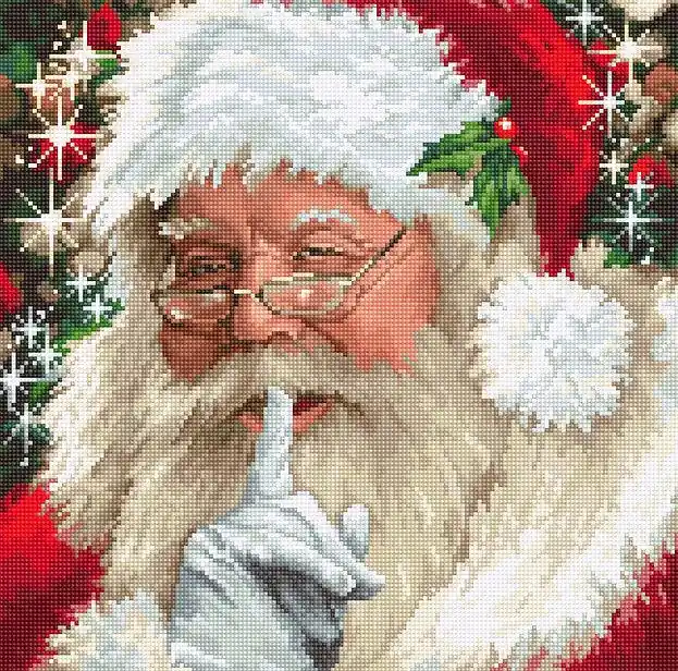 Original Santa B2398L Counted Cross-Stitch Kit