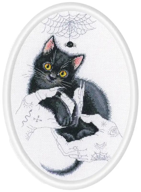 Cat magic M905 Counted Cross Stitch Kit Special Offer
