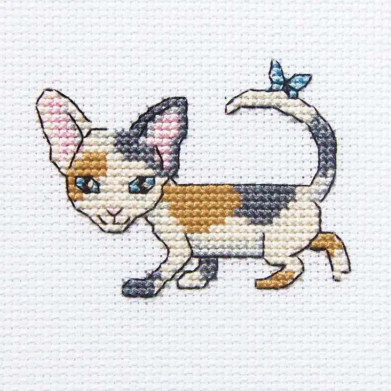Fan Favorite Curious Lucy H230 Counted Cross Stitch Kit