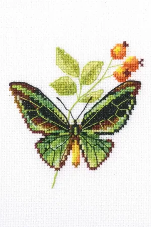 Weekend Sale Briar and butterfly EH363 Counted Cross Stitch Kit