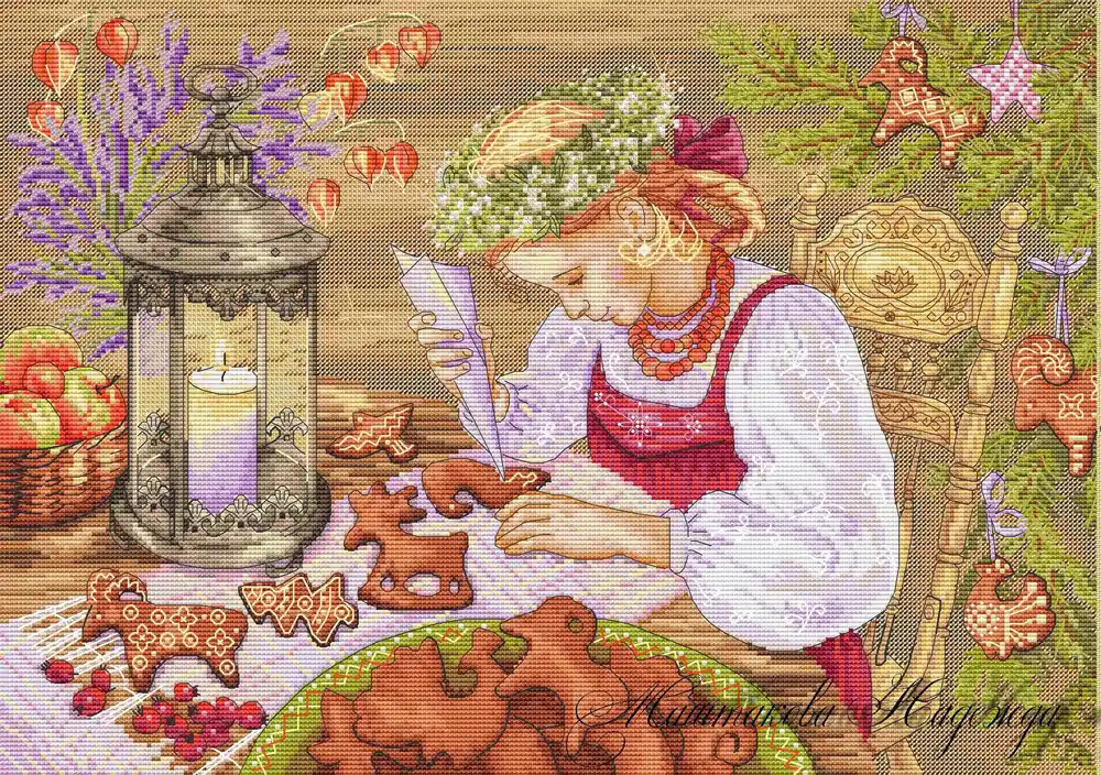 Place Order Gingerbread Cookies - PDF Cross Stitch Pattern