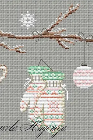 Mitten - PDF Cross Stitch Pattern Get Yours