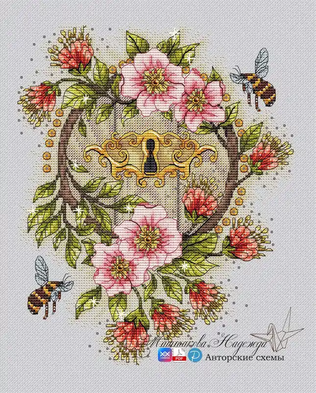 Latest Keyhole - PDF Cross Stitch Pattern