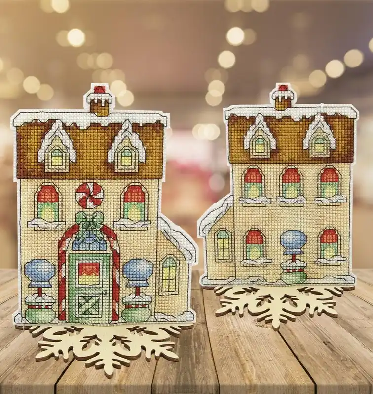 T-59C Counted cross stitch kit Crystal Art "Fairy Tale. Gingerbread House" Don’t Miss Out