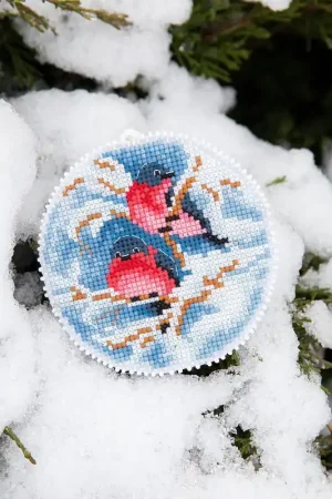 Christmas tree toy. Plastic Canvas Cross-stitch kit T-17C Price Cut