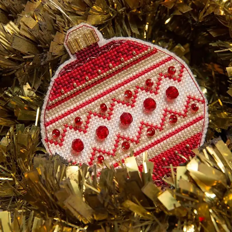 Christmas tree toy. Plastic Canvas Cross-stitch kit T-10C While Supplies Last