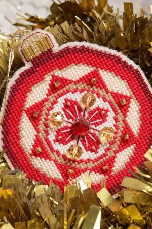 Buy Online Christmas tree toy. Plastic Canvas Cross-stitch kit T-11C