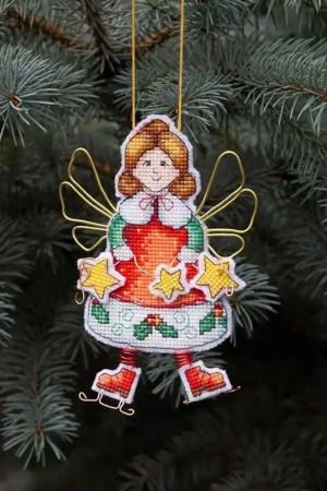 Christmas tree toy. Plastic Canvas Cross-stitch kit T-02C Today Only