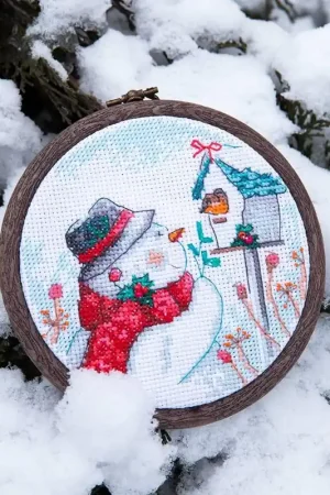Certified M-505C Counted cross stitch kit series "New Year Stories"