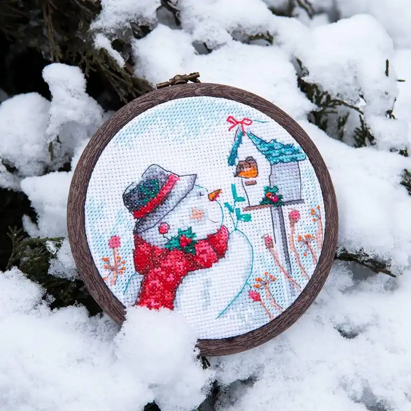 Certified M-505C Counted cross stitch kit series "New Year Stories"