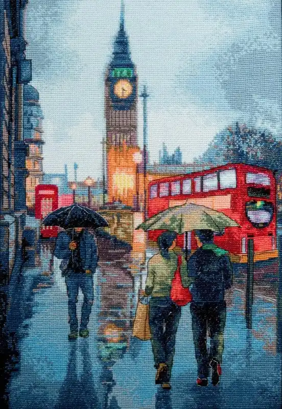 Cross-stitch kit M-488C "Way back home" Next Day Delivery