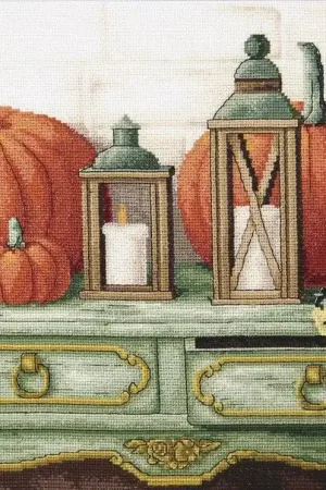 Cross-stitch kit M-357C "Gifts of autumn" Handmade