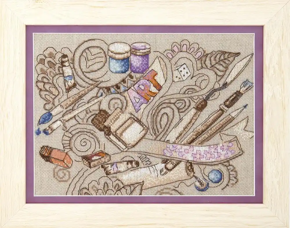 Wholesale Cross-stitch kit M-297C Set of pictures "Creative inspiration"