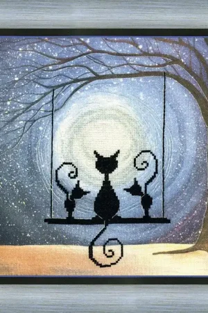 Cross-stitch kit M-236C "Near the Moon" Certified