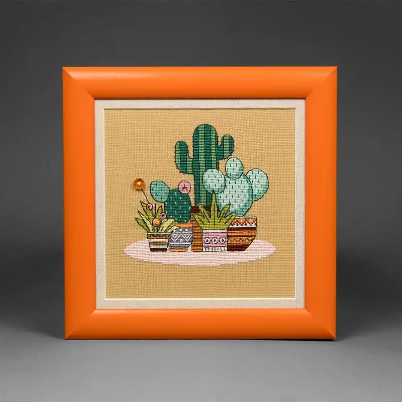 BT-215C Counted cross stitch kit Crystal Art Triptych "Bright Mexico" New Arrival