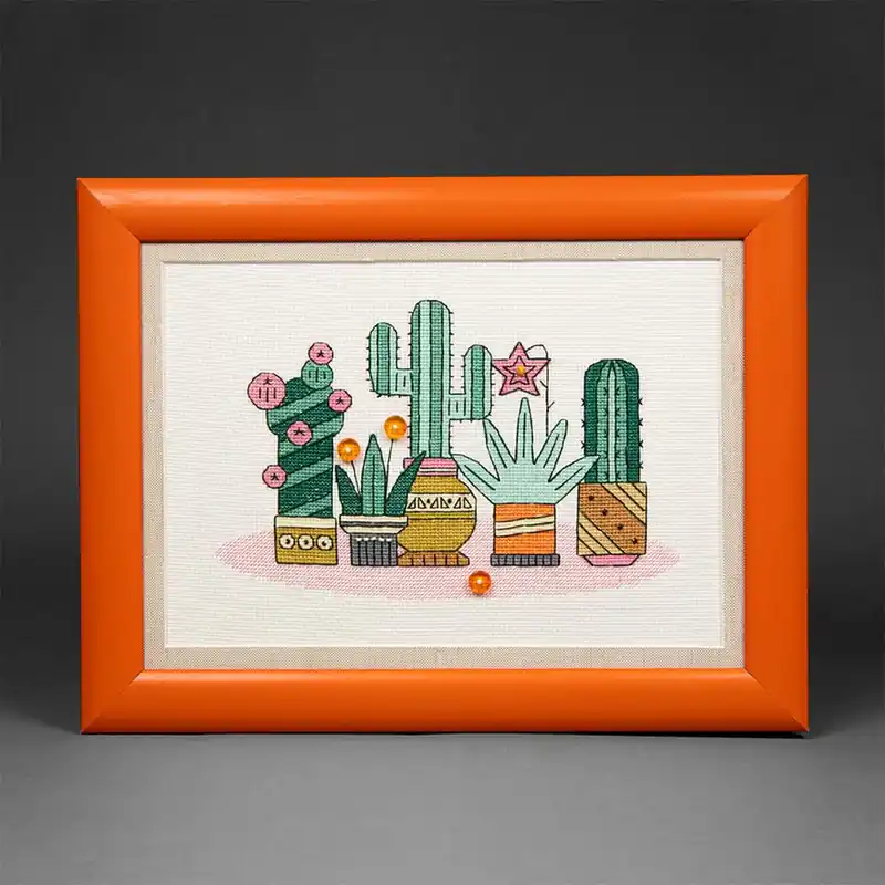 Worldwide Shipping BT-205C Counted cross stitch kit Crystal Art Triptych "Bright Mexico"