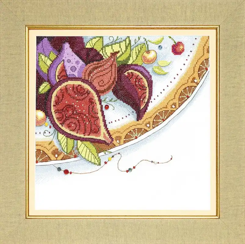 Warranty Included BT-186C Counted cross stitch kit Crystal Art "Colors of East. Fig"