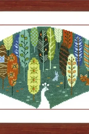 BT-174C Counted cross stitch kit Crystal Art "In the forest kingdom" Best Seller