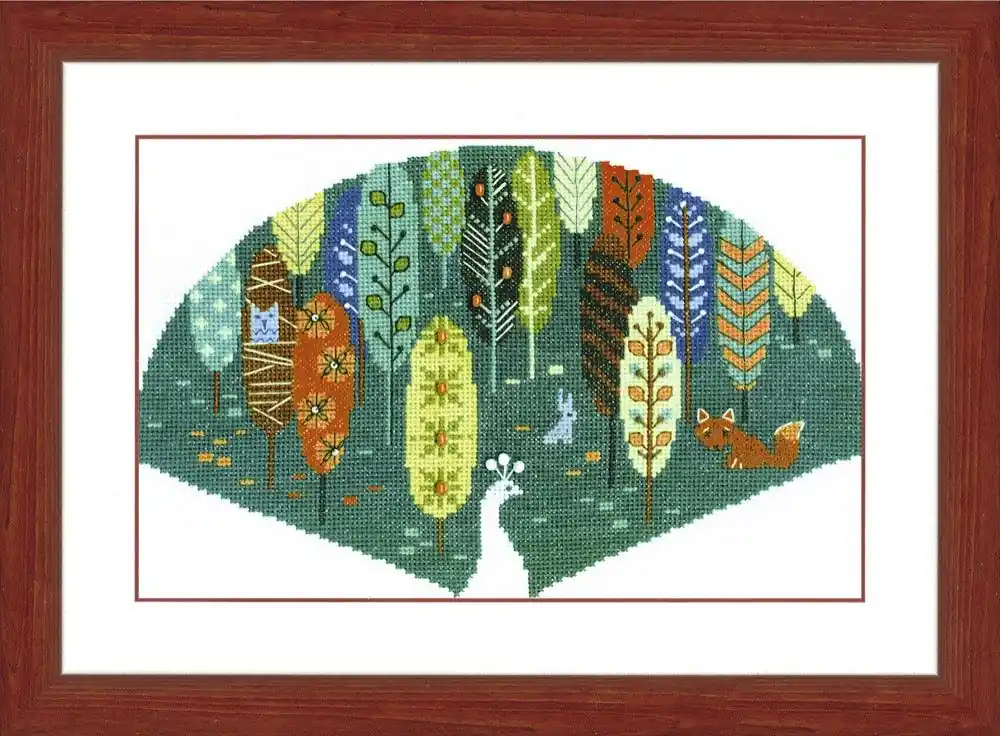BT-174C Counted cross stitch kit Crystal Art "In the forest kingdom" Best Seller