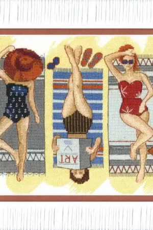 BT-164C Counted cross stitch kit Crystal Art "Rest at the sea" Trending
