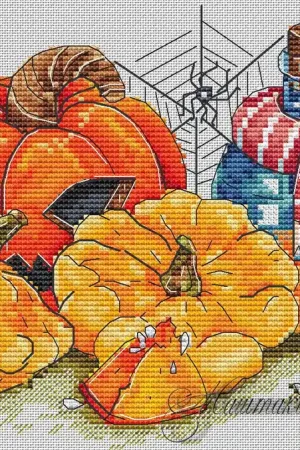 Halloween Pumpkins - PDF Cross Stitch Pattern Bulk Order
