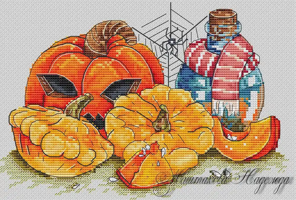 Halloween Pumpkins - PDF Cross Stitch Pattern Bulk Order