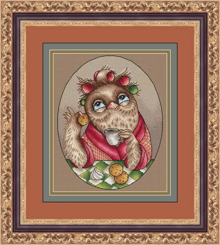 Auntie Owl - PDF Cross Stitch Pattern Best Choice