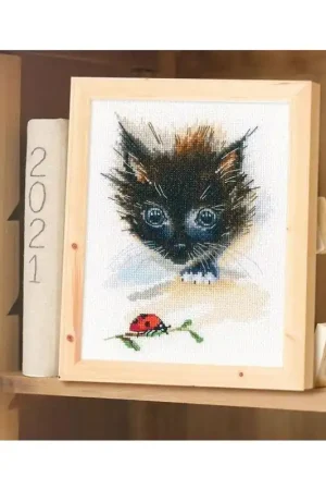 Ladybug and super-cat M826 Counted Cross Stitch Kit Shop Now