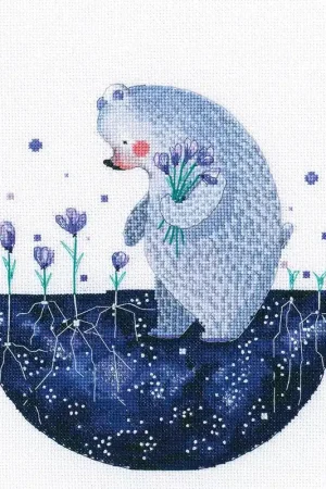 Big Sale Flower starfall of the spring M813 Counted Cross Stitch Kit