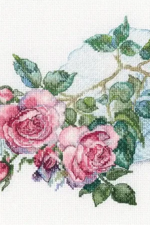 Time-Limited Tender flower buds M808 Counted Cross Stitch Kit