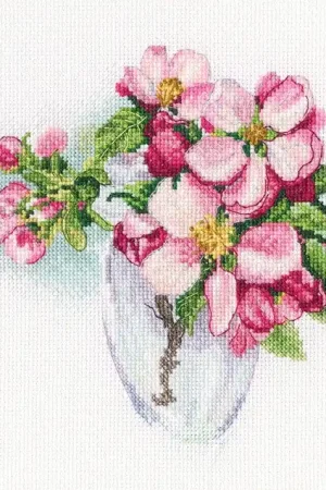 While Supplies Last Bloomy twig M807 Counted Cross Stitch Kit