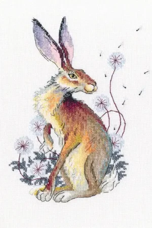 Free Delivery Among silver dandelions M788 Counted Cross Stitch Kit