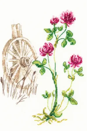 Bloomy herbs M776 Counted Cross Stitch Kit Time-Limited