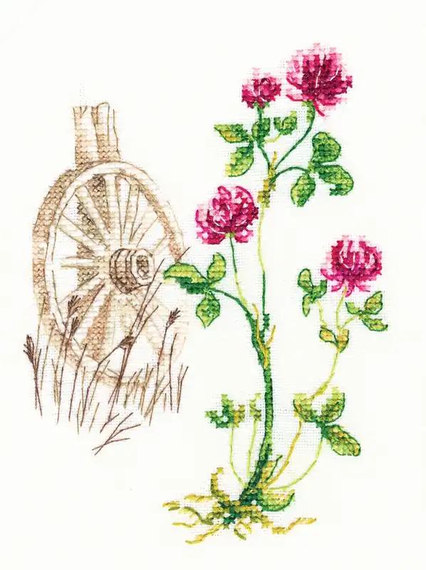 Bloomy herbs M776 Counted Cross Stitch Kit Time-Limited