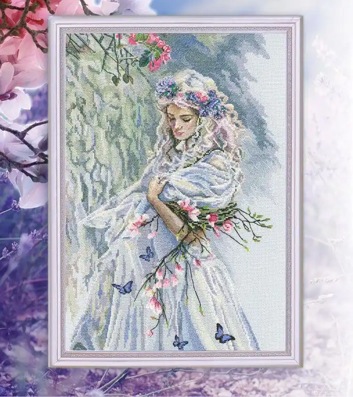 Tree nymph M725 Counted Cross Stitch Kit Hassle-Free Returns