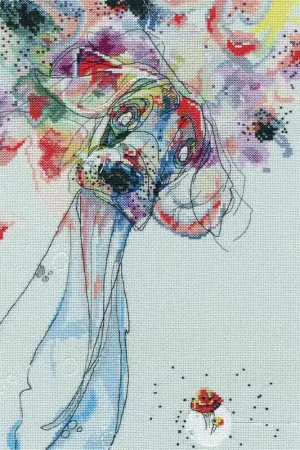 Color outside your lines M703 Counted Cross Stitch Kit Best Choice