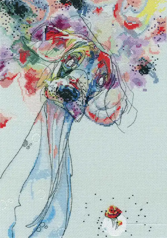 Color outside your lines M703 Counted Cross Stitch Kit Best Choice