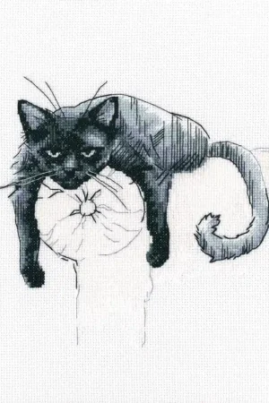 Hot Deal Among black cats M666 Counted Cross Stitch Kit