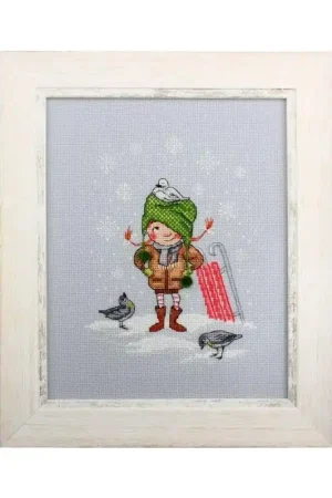 Skating M653 Counted Cross Stitch Kit Best Seller